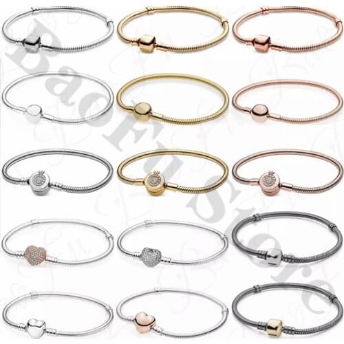 BaoFu 925 Sterling Silver Classic Signature Bracelet Basic Style Suitable for Primitive Women Oxidized Black Charm Jewelry