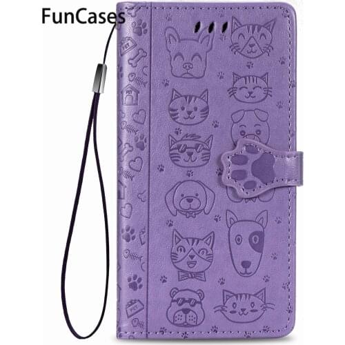 Lovely Cat Flip Wallet Case Book For funda Huawei P Smart Z Caso Covers Cases sFor Cell Huawei funda Y9 Prime 2019 Enjoy 10 Plus