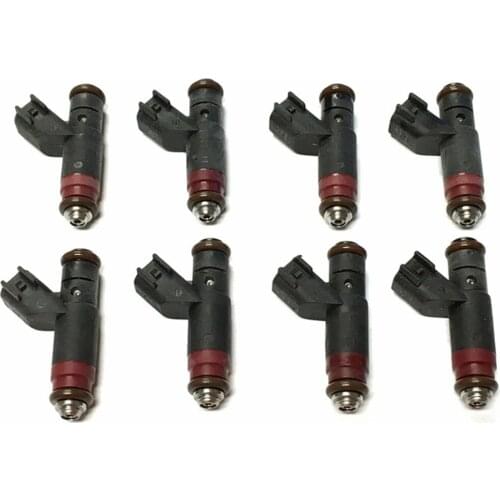 SET OF 8 SIEMENS FUEL INJECTOR 53032713AB 2006-2009 CHRYSLER DODGE TRUCK 5.7L V8