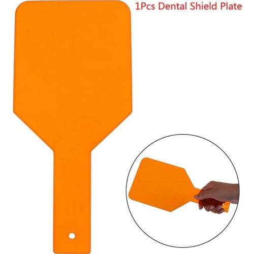 Teeth Whitening Hand-held Dental Shield Plate Eye-protective Board Curing Light Teeth Shields Dental Tools Light Filter Paddle