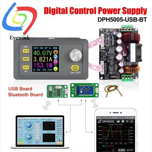 DPH5005 Buck-boost converter Constant Voltage current Programmable digital control Power Supply color LCD voltmeter 50V 5A