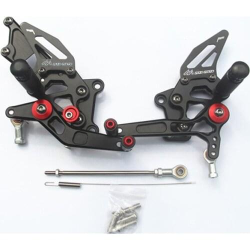 Motorcycle Adjustable Brake Pedal and Shift Lever CNC All Aluminum Case for KAWASAKI Z250 2014-2016