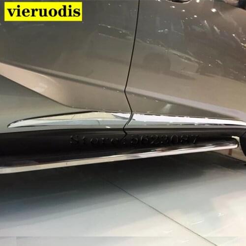 Car Styling ABS Chrome Exterior Door Body Molding Bottom Cover Trims Protector For Lexus NX NX200 NX200T NX300H 2015 2016 2017