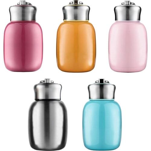 200ml Stainless Steel Hot Water Cup Double Insulate Mug Vacuum Flask, Keeps Drinks Cold Hot for 8 Hours, BPA Free