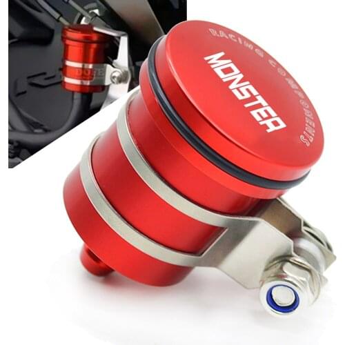 Motorcycle Brake Fluid Reservoir Clutch Cylinder Tank Oil Fluid Cup for DUCATI Monster 695 696 795 400 600 620 2008-2013 2015