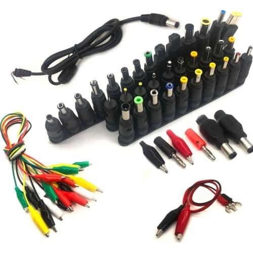 48pcs Universal Laptop AC DC Jack Power Supply Adapter Connector Plug for HP IBM Dell Apple Lenovo Acer Toshiba Notebook Cable
