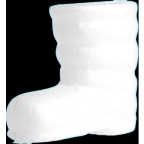 Boot Shape DIY Modelling Polystyrene Styrofoam Foam Ball Creative Material White