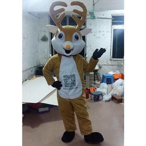 High Qualit Anime Elk Deer Cospaly Costumes Moose Mascot Costume Adult Hot Sale Moose Carnival Mascotte Fancy Dress Kits