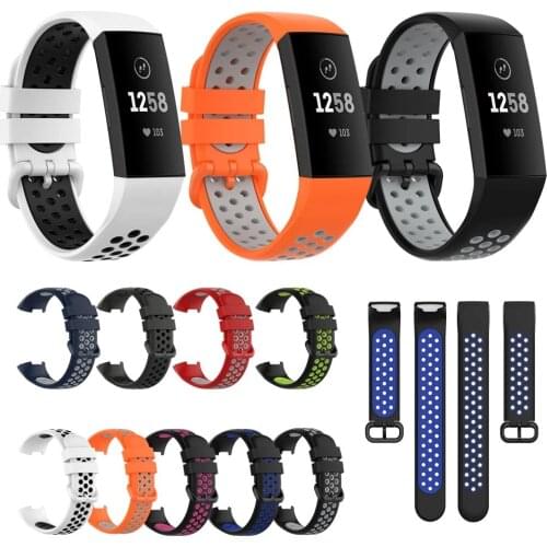 High Quality Watch Strap For Fitbit Charge 4 Bracelet Sport Watch Bands Silicone Wristband For Fitbit Charge 3/3 SE Accessories