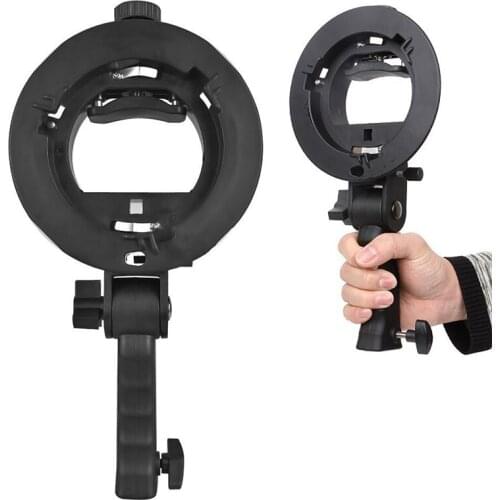 2PCS For Godox S Type Flash Support Bracket Bowens Mount Softbox Light Umbrella Holder Stand Bowens Mount Softbox Light Holder