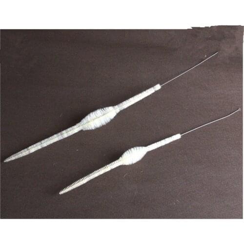 2PCS 25ml Spherical Pipette Brush Cleaner Sewer Block Kitchen Nylon Tube Brush Lab Supplies