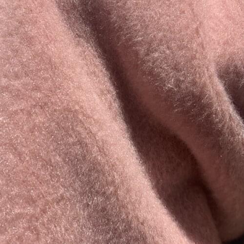 50*165cm Imitated Sheep Flannel Frosted Imitated Rabbit Fur Clothing Lining Background Fabric Toy Handmade DIY Fabric