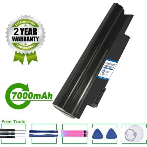 LOSONCOER Battery 7000mAh For Acer Aspire One 522 722 AO522 AOD255 AOD257 AOD260 D255 D257 D260 D270 Happy, Chrome AC700 AL10B31
