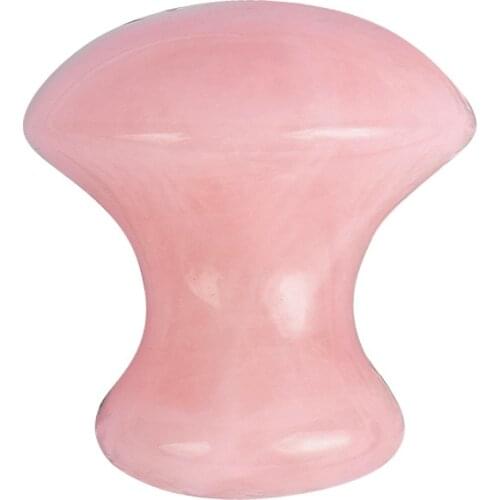 Mushroom Massager Rose Quartz Neck Body Relax Massage Tools Crystal Cute Beauty Health Women Gifts Skin Care