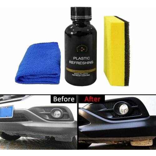 30ml Car Plastic Parts Retreading Agent Instrument Panel Agent Automotive Interior Plastic Part Retreading Cleaning Agent