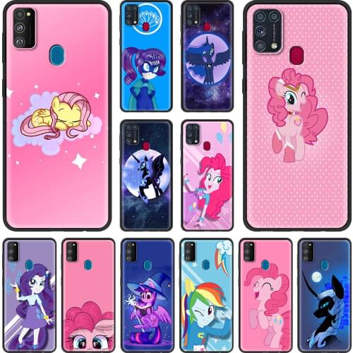 My little pony Phone Case for Samsung Galaxy A51 A71 A50 A21s M31 M30s M51 M31s M11 M01 M20 Soft Black Shell Cover