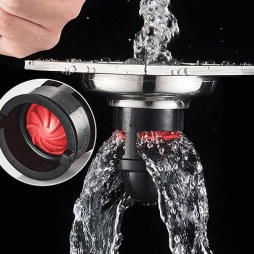 Bathroom Floor Drain Core Deodorant Strainer Bathtub Plug Trap Kitchen Sink Strainer Basin Stopper Water Stopper Home Supplies
