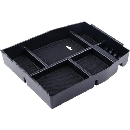 Car Central Armrest Storage Box Coin Tray Case Fit Ford F150 F-150