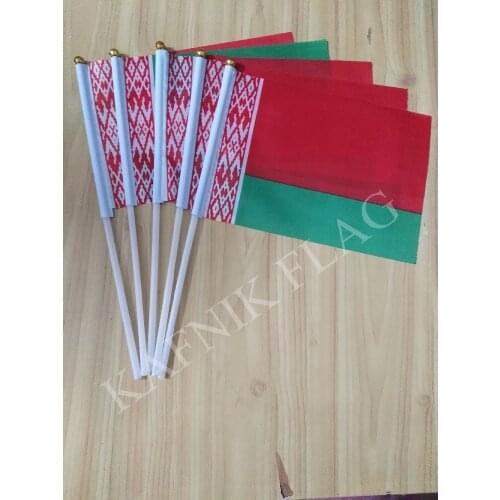 KAFNIK,5pcs 14*21cm Belarus National Flag New fashion Free Shipping