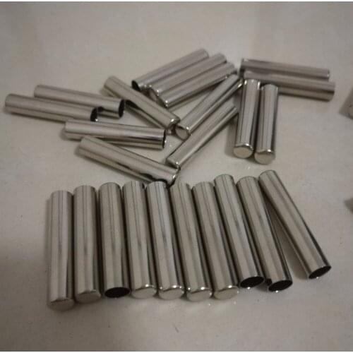 4mm*30mm One End Closed NTC temperature sensor probe protection shell PT100 DS18B20 nickel coated brass tube ,100 pcs / lot