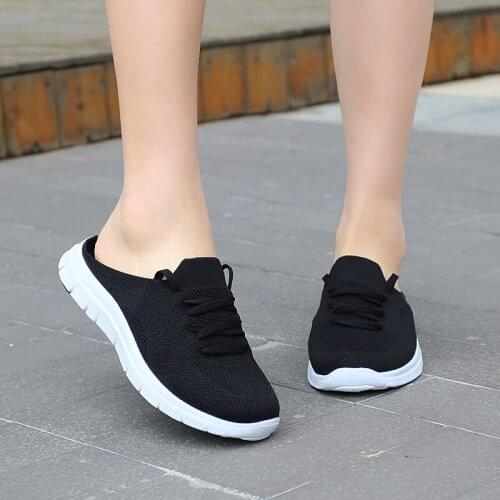 Summer ladies slippers fashion comfortable loafers casual walking shoes womens shoes