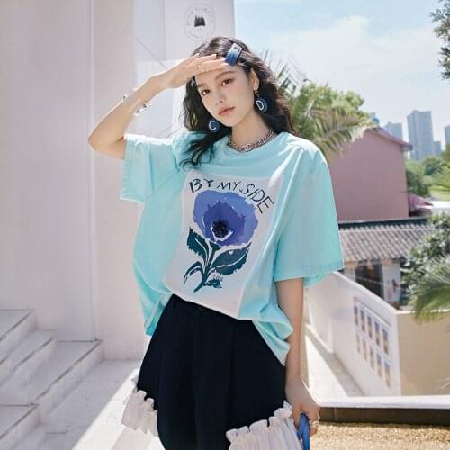 LiaoShiKeerQiaoWa Women's T-shirts With Print