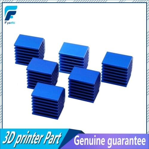 20pcs/lot TMC2100 LV8729 DRV8825 Drive Modules Stepper Motor Driver Heat Sinks Cooling Block Heatsink For 3D Printer Parts