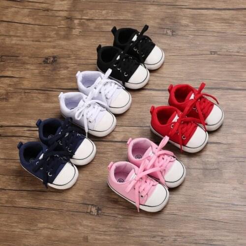 Canvas Classic Sports Shoes Newborn Baby Boys Girls First Walkers Shoes Infant Toddler Soft Sole Anti-slip Baby Shoes Winter