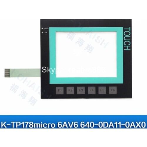 Touch panel with protective film for K-TP178micro 6AV6 640-0DA11-0AX0 K-TP178 KTP178 TP178