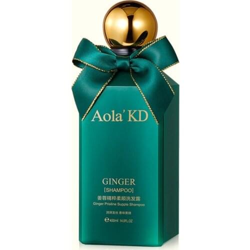 Ginger Powder Shampoo hair growth shampoo 400ml Essence Smooth Refreshing Oil-control Moist Hair Improve Frizz Shampoo