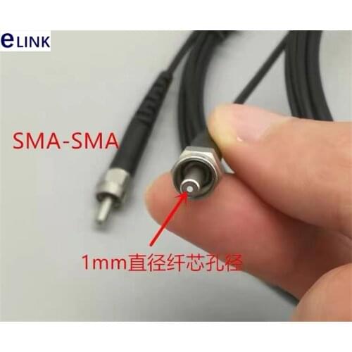 SMA905-SMA905 POF patchcords 1.0mm core SMA905 metal ferrule suitable for T-1505/1506 R-2505/2506/2555 converter ELINK