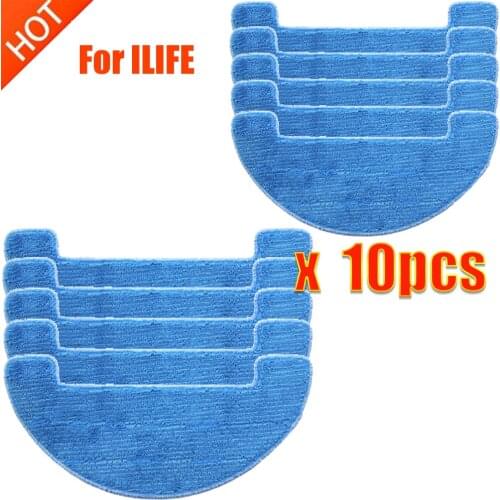 Mop Cloth For Chuwi ILIFE A4 A4S A40 V80 V8S X800 Vacuum Cleaner Parts Rag Mop Pad Cloth Accessories Kit