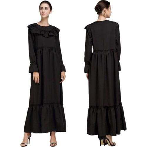 Turkey Giyim Khimar Islam Dress Clothes Robes Arabic Muslim Velvet Abaya For Women