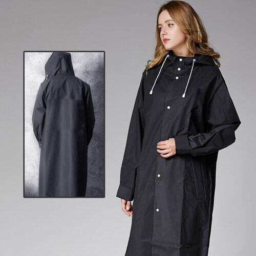 Adult Waterproof Long Raincoat Womens Mens Adult Hooded Poncho Rain Coat Jackets for Outdoor Hiking Travel Fishing Climbing
