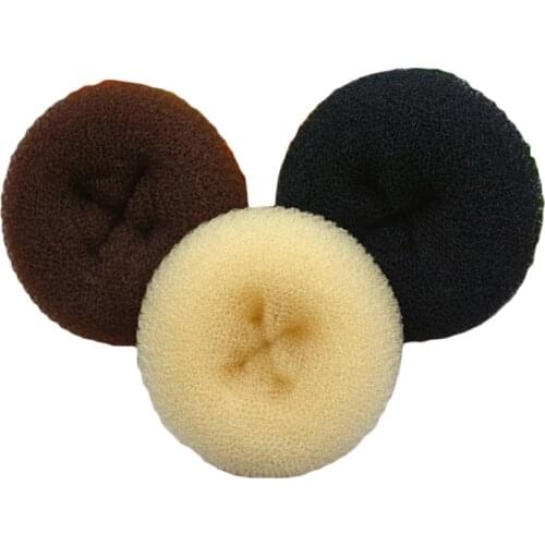 1pc big 9.5-10cm Fashion Beauty Donut Hair Styling Maker Hair Roller Hair bun Ring