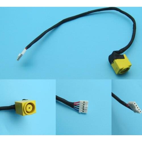 1pcs NEW DC POWER JACK SOCKET PLUG IN CABEL FOR LENOVO IDEAPAD B590 V580 V580A V580C dc power jack with cable