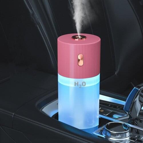 280ml Electric Air Humidifier Large Capacity Mini Usb Desktop Mist Cool Maker Car Office Home Night Light Lamp Humidificador