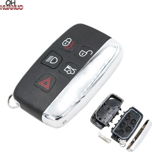 4+1 Buttons Remote Key Shell Case Fob 5 Button for-Land Rover Range Rover Sport LR4 With Words