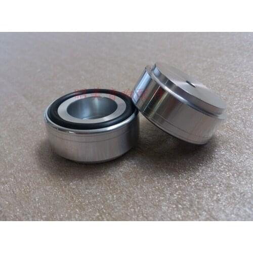 4pcs aluminum amplifier foot pad damping 39*17mm thread Concave computer foot Tripod shock for amplifier chaiss