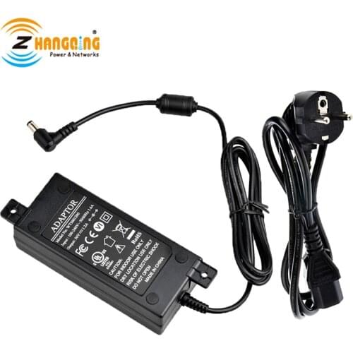 56 Volts Power supply Power adapter with power Cord 60Watt AC Adapter for CCTV Network included EU/US/UK/AU Input Plug