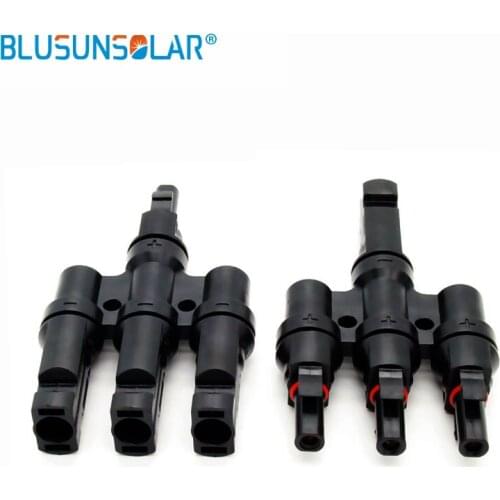 Blusunsolar 20 Pairs Solar Branch Connector With 2.5~6.0mmsq Cable Male And Female Connector
