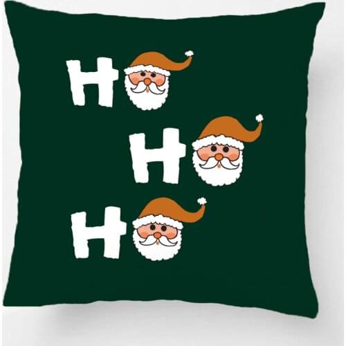Ho Ho Ho Santa Throw Pillow Case Decorative Cushion Cover Pillowcase Customize Gift High-Quality By Lvsure For Car Sofa Seat