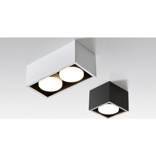 Dimmable Square LED Surface Mount Downlight + Replaceable LED Lamp 10W/20W LED Spot Light for Living room Bedroom