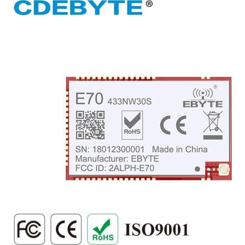 E70-433NW30S CC1310 433mhz 1W Star Network IPEX Antenna uhf Wireless Transceiver Transmitter Receiver CC1310 433 mhz Module