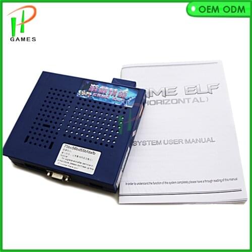 Hot sell Classical games ELF 720/619 in 1 board for CGA monitor and LCD VGA horizontal monitor game machine/arcade cabinet