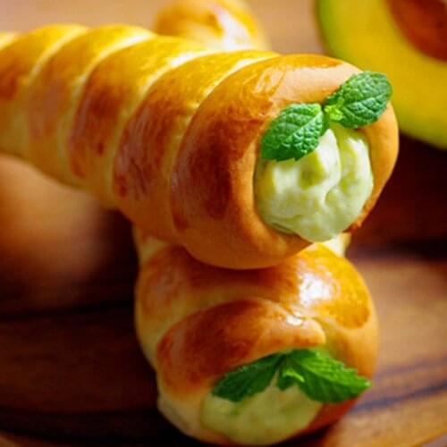 Cone Cake Tools Croissant Stainless Steel DIY Cream Christmas Danish Pastry Kitchen Pastry Baking Roller Spiral Angle Molds