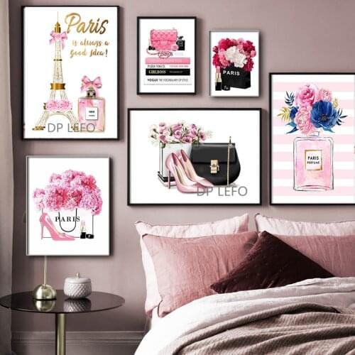 DIY 5D Square/Round Diamond Painting Perfume Lipstick Flower Diamond Mosaic Shopping Mall Bar Beauty Room Decorative Embroidery