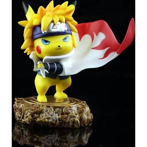 Pokemon Toys Pikachu Cos NARUTO Namikaze Minato Uchiha Ltachi Action Figures Models Birthday Present
