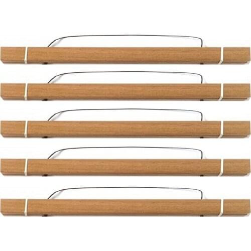 Wholesale Handmade 21-100cm Magnetic Poster Hangers Wall Photo Frame Solid Teak Wood Frames for Picture DIY Wall Painting Frame