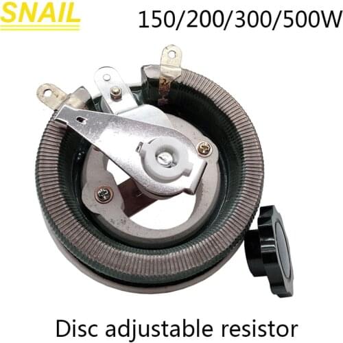 150W 200W 300W 500W BC1 high Power rheostat,rotary variable wire wound resistor,Disc shape,Adjustable resistor,Sliding rheostat